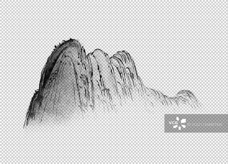 山体元素图片素材