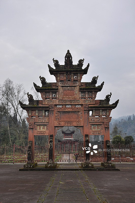 四川雅安上里古镇图片素材