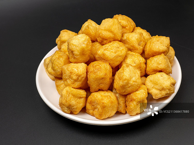 中国传统食品油豆腐图片素材