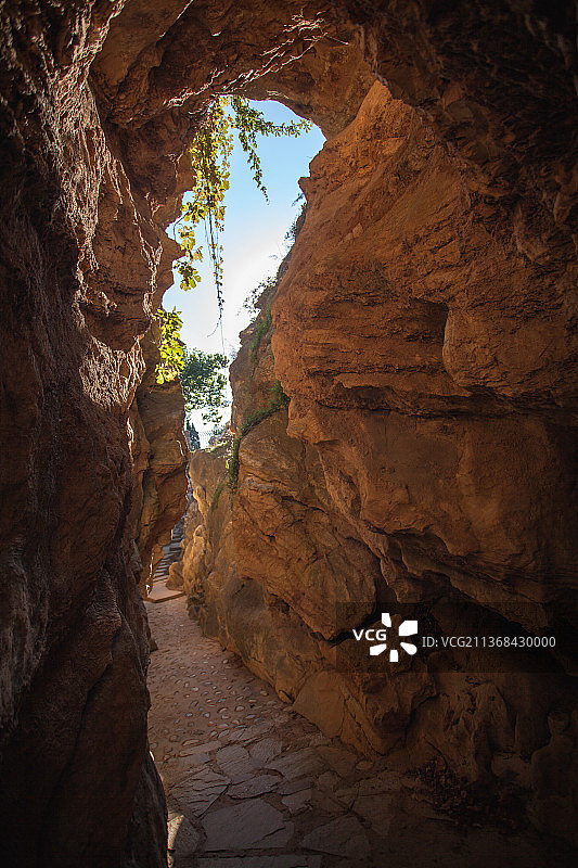 中国辽宁大连金普新区金石滩金石缘公园岩石图片素材