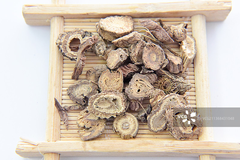 中药材前胡图片素材