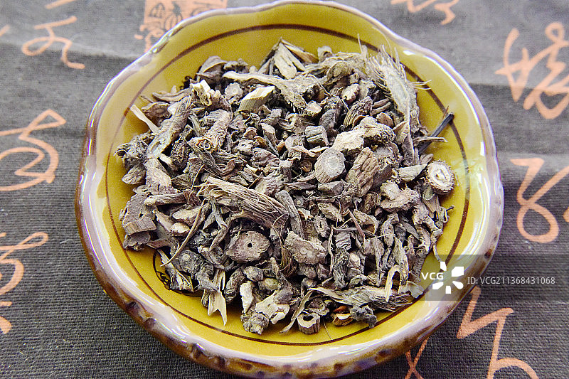 中药材前胡图片素材