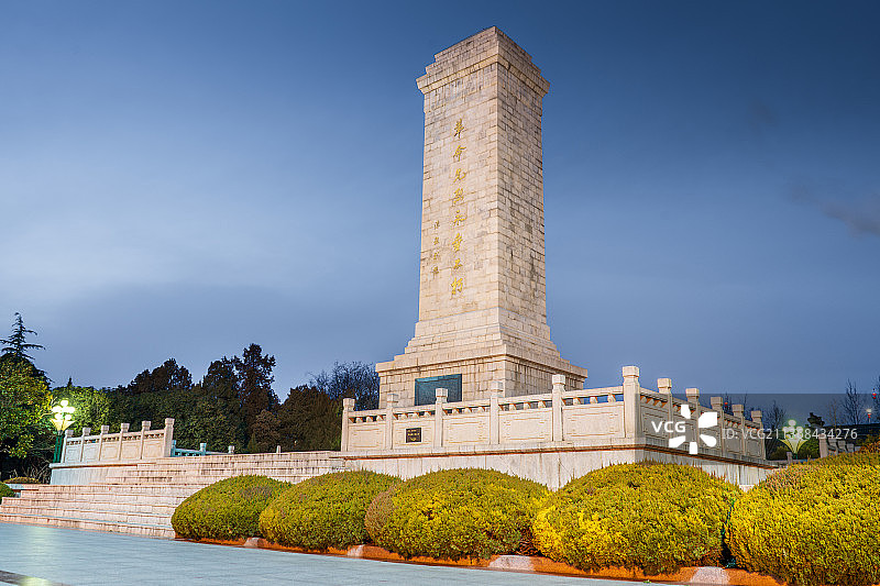 宿州雪枫公园革命烈士纪念碑图片素材