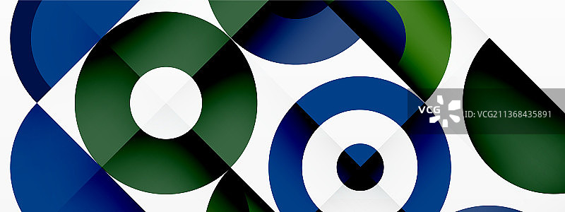 彩色圆抽象背景模板图片素材