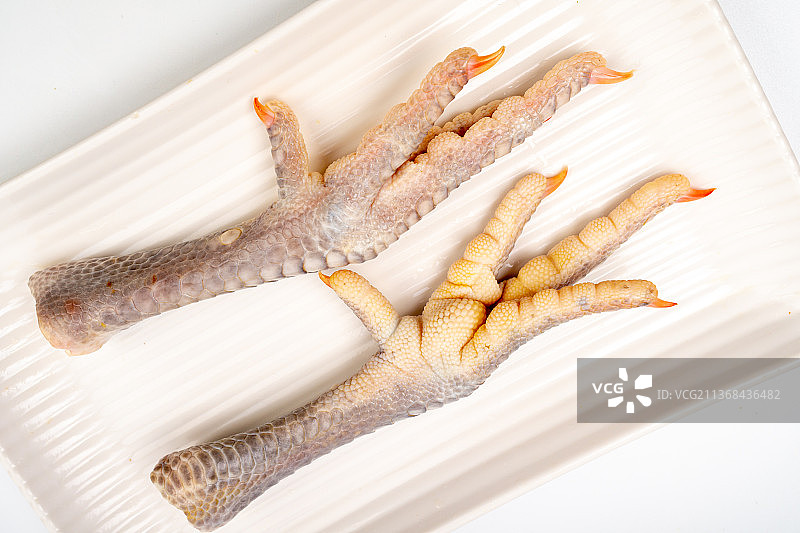 生鲜鸡爪图片素材