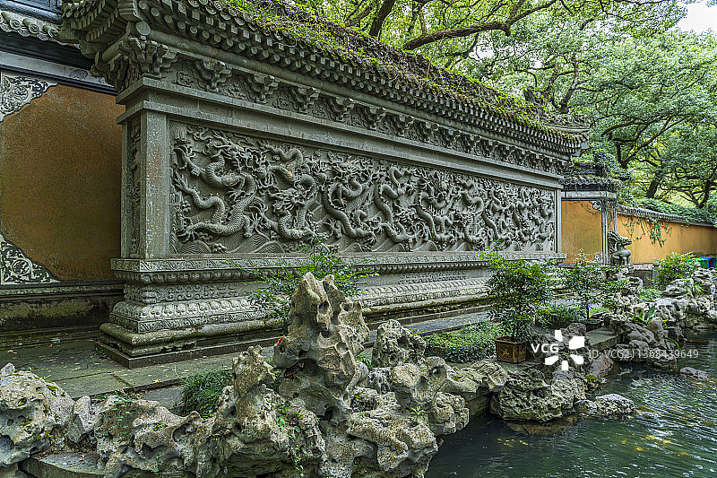 普陀山法雨寺建筑风景图片素材