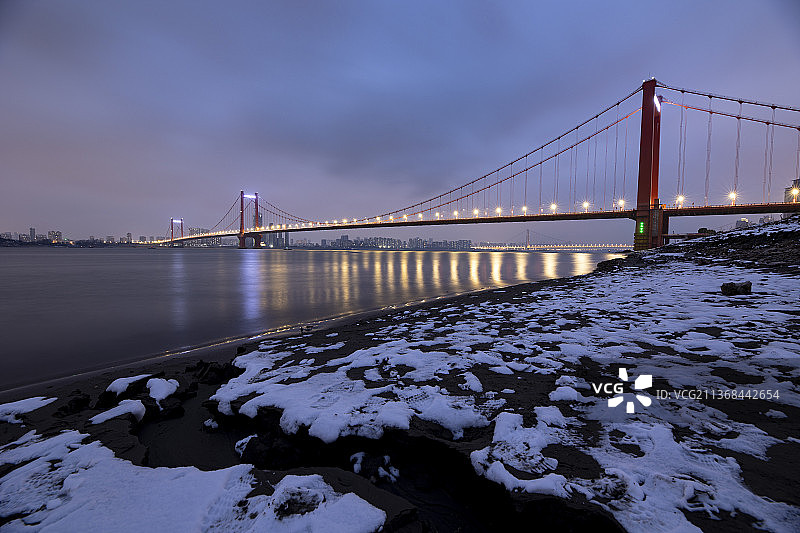 鹦鹉洲长江大桥图片素材