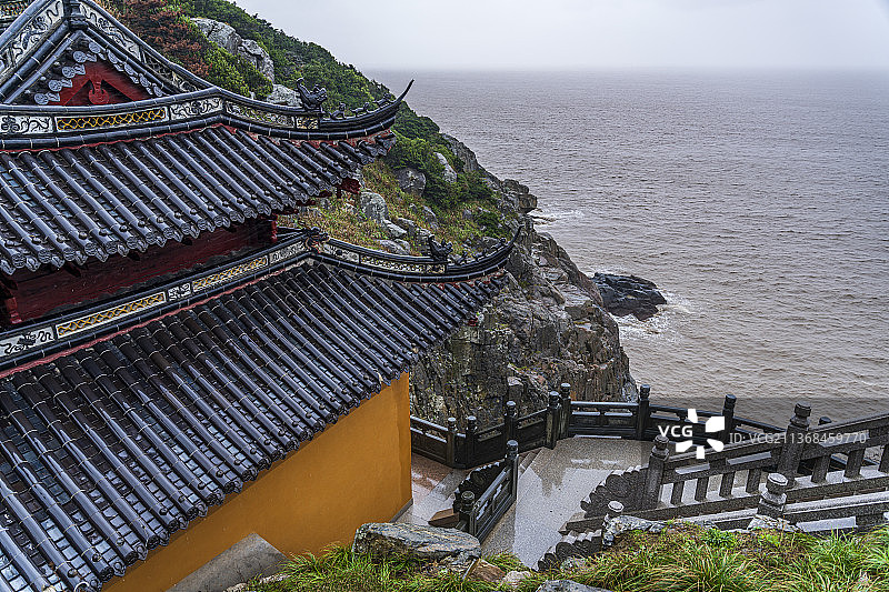 普陀山梵音洞风景图片素材