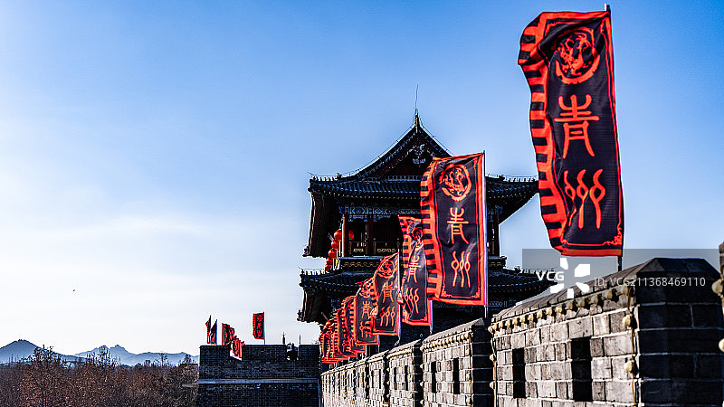 著名景点：青州古城图片素材