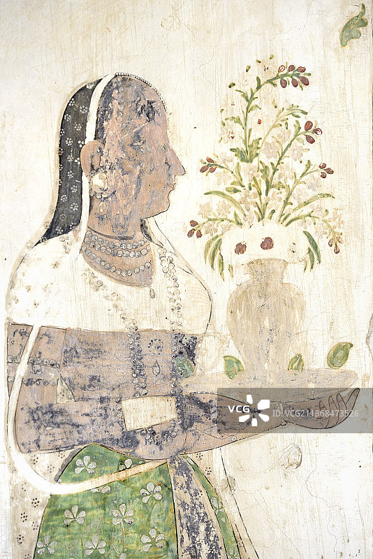 印度拉贾斯坦邦瑙加尔堡哈迪拉尼 महल图片素材