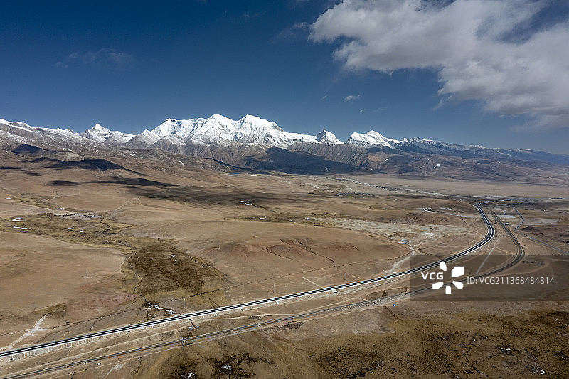 念青唐古拉，纳木措图片素材