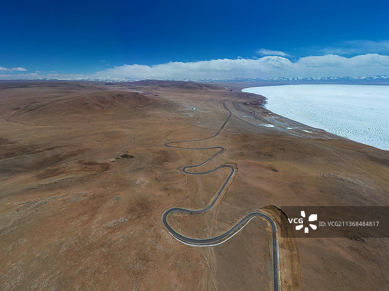 念青唐古拉，纳木措图片素材