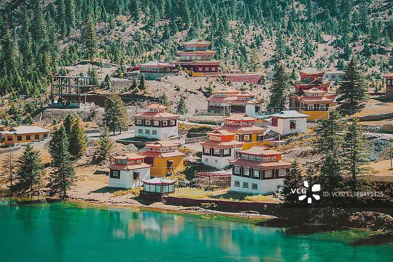 川西·措卡湖·图片素材