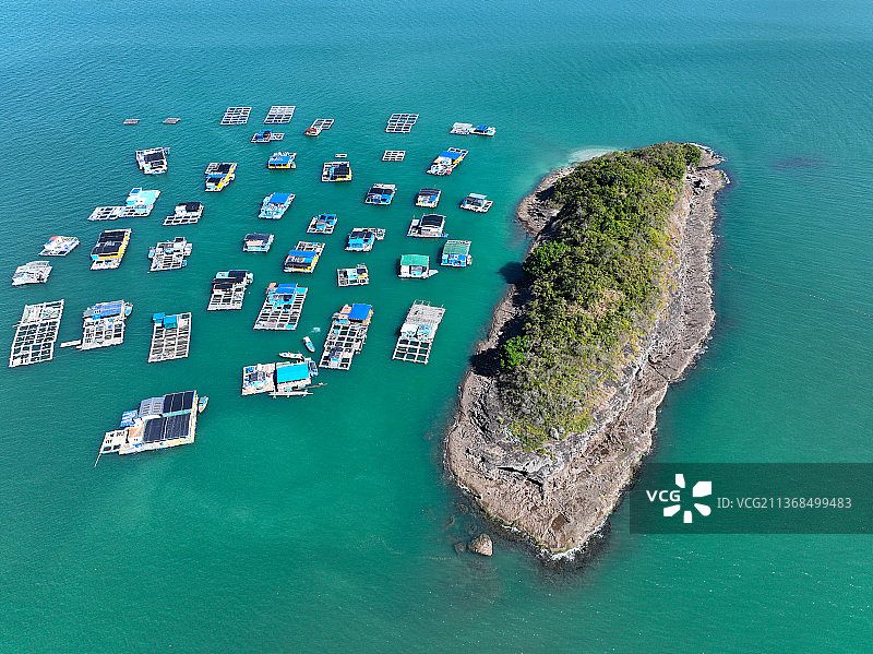 广东省惠州市惠东县巽寮湾响浪角坪仕洲航拍图片素材