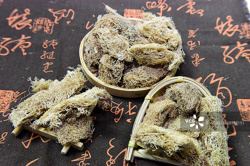 中药材丝瓜烙图片素材