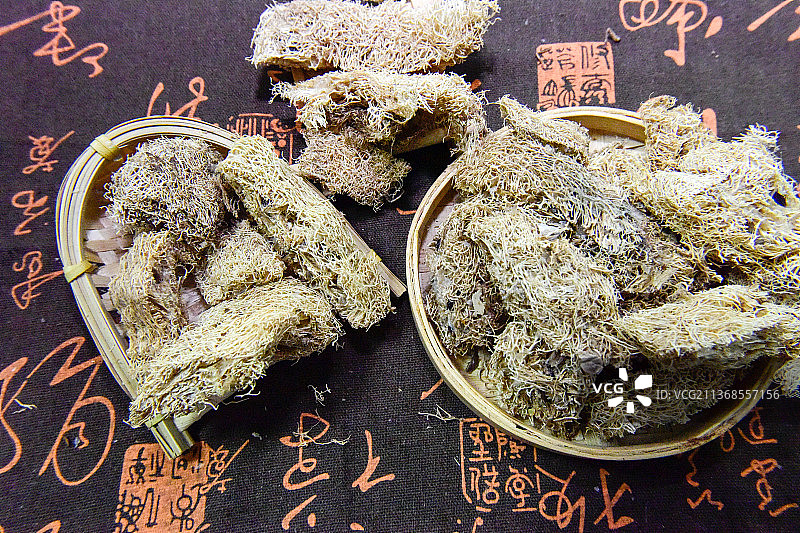 中药材丝瓜烙图片素材