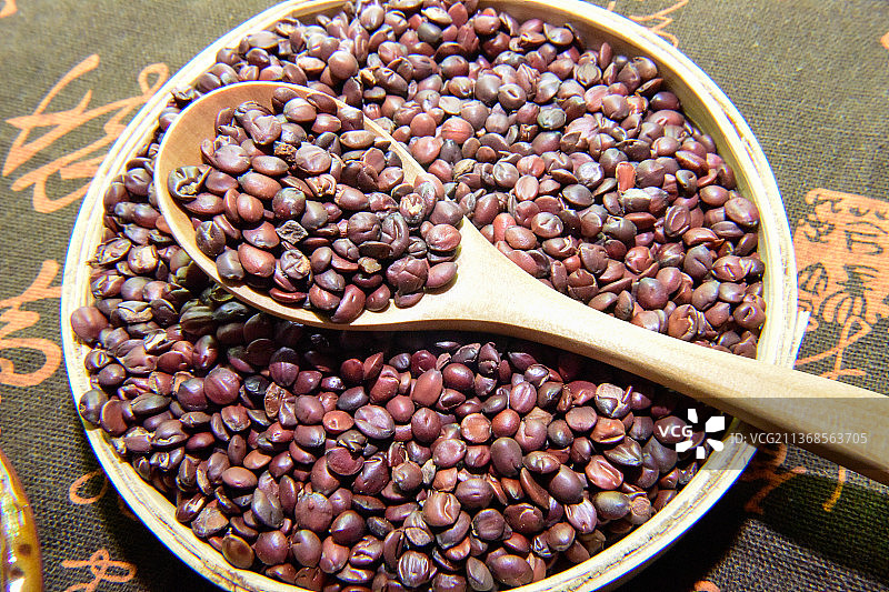 中药材酸枣仁图片素材