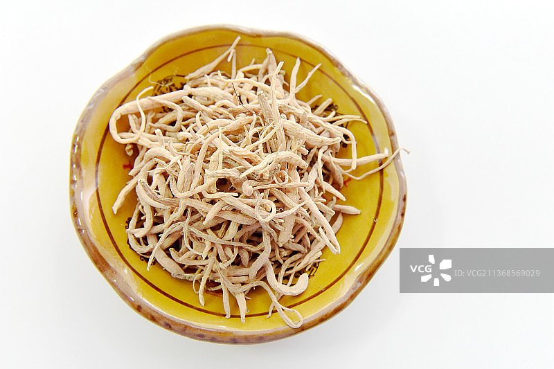 中药材太子参图片素材