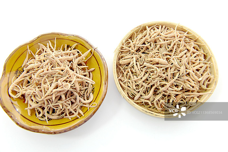 中药材太子参图片素材