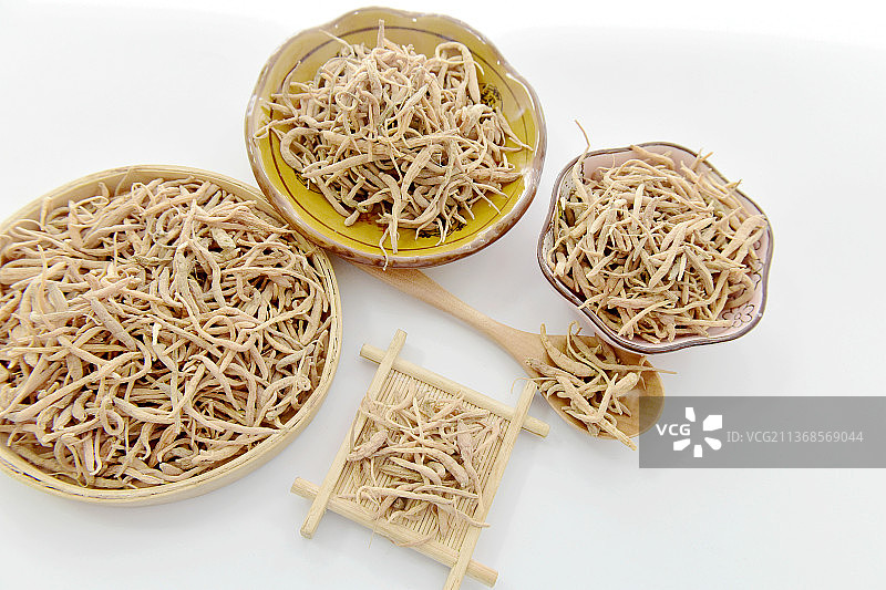 中药材太子参图片素材