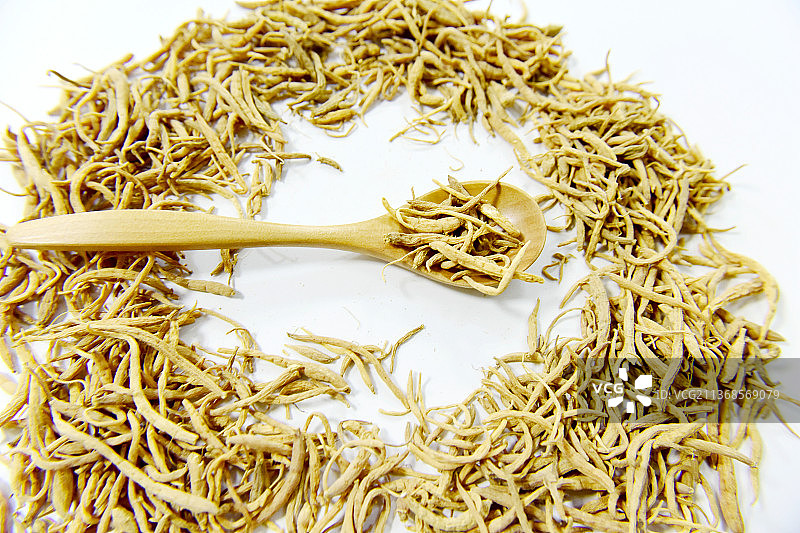 中药材太子参图片素材