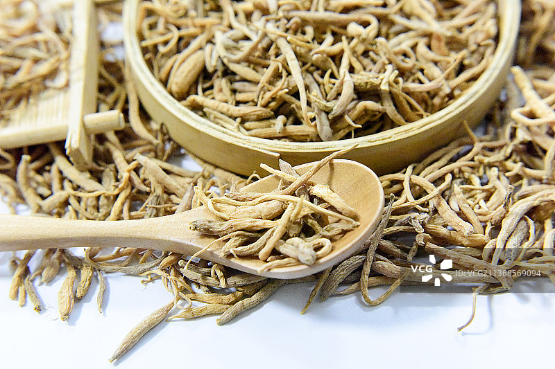 中药材太子参图片素材