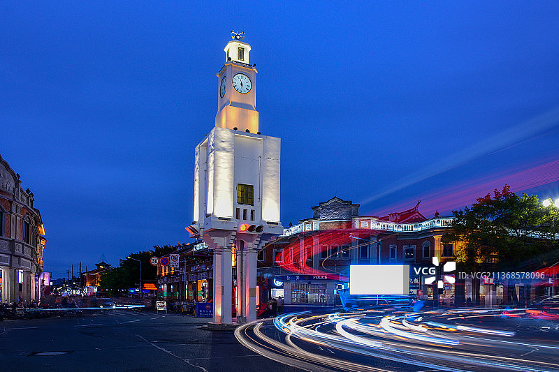 福建泉州 西街钟楼图片素材