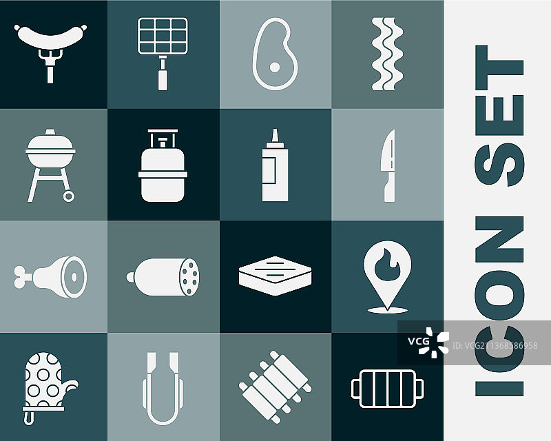 带火焰的烧烤架位置图片素材