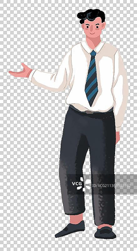 扁平风商务男士图片素材