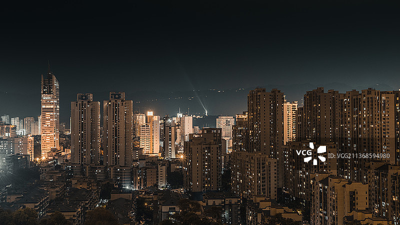 城市夜景图片素材