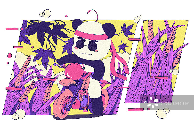 熊猫秋图片素材