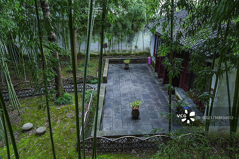 江苏苏州沧浪亭古建风光图片素材