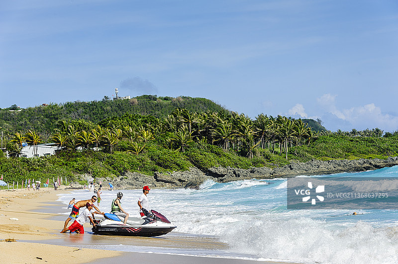 中国台湾屏东垦丁白沙湾图片素材