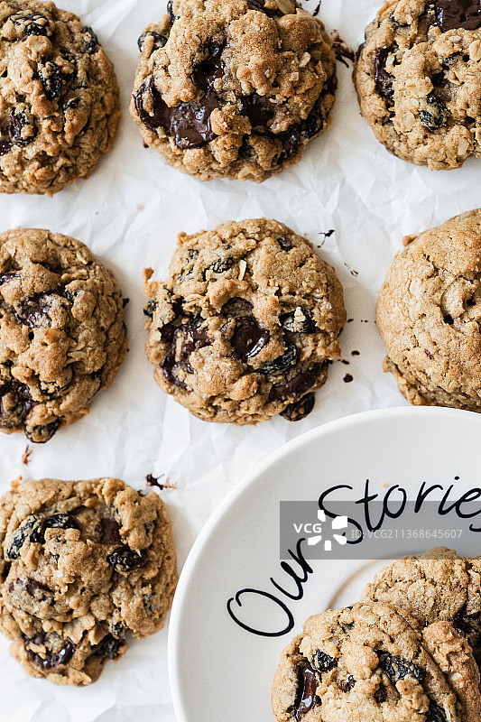 巧克力曲奇图片素材