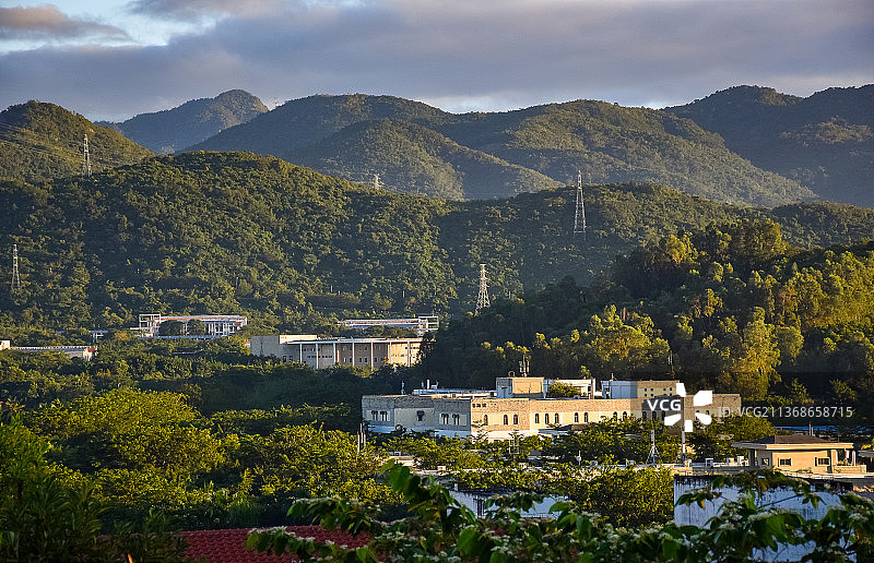 三亚学院校内风光图片素材
