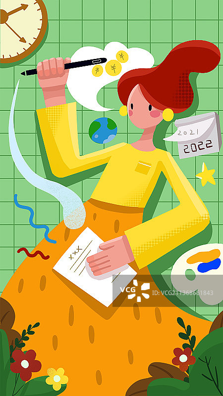 新年计划图片素材