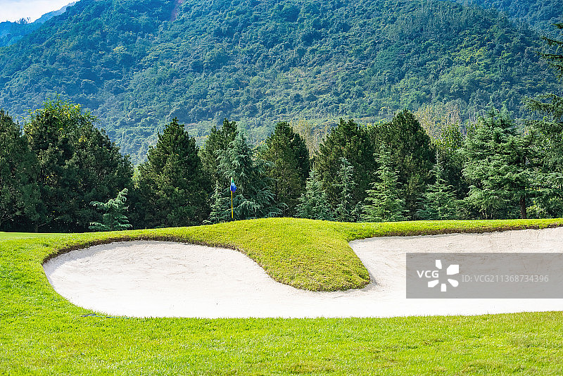 秦岭国际高尔夫球场图片素材