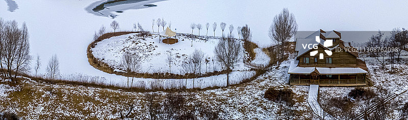 宁夏中卫雪景图片素材