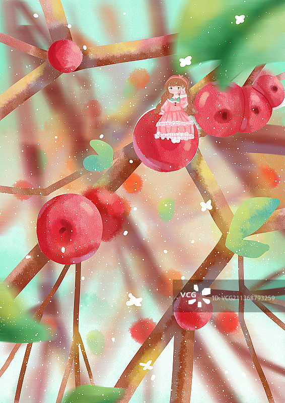 冬日插画图片素材