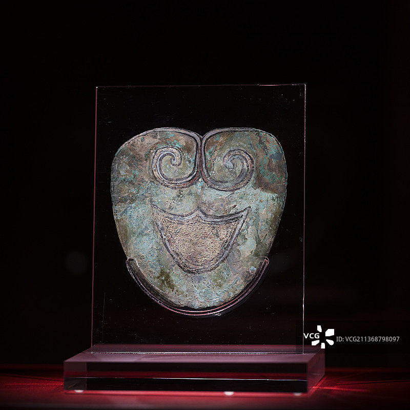 金沙遗址之铜面具图片素材