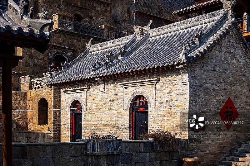 河南郑州，巩义海上桥，古村落，古建筑，美丽乡村图片素材