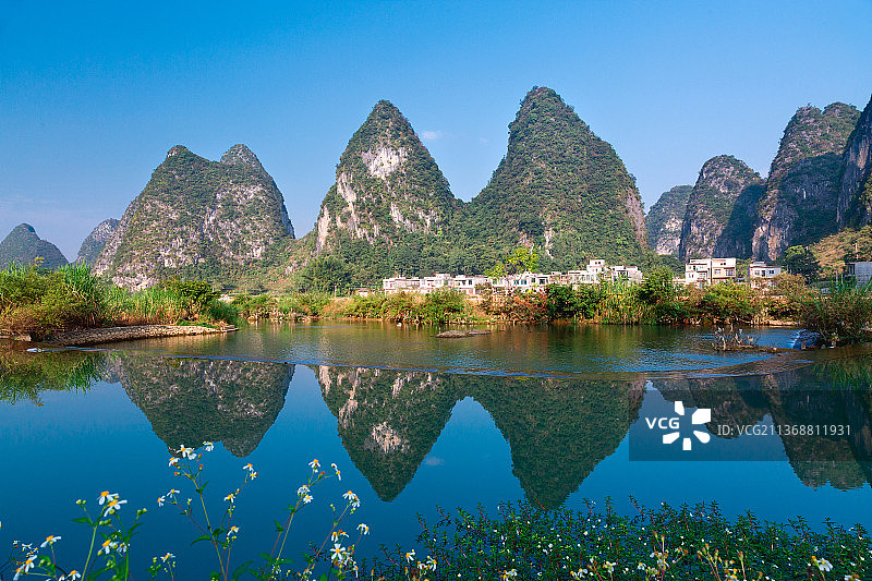 广西靖西风光图片素材