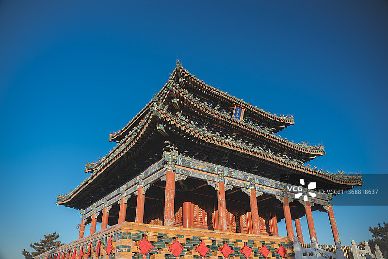 景山公园万春亭图片素材