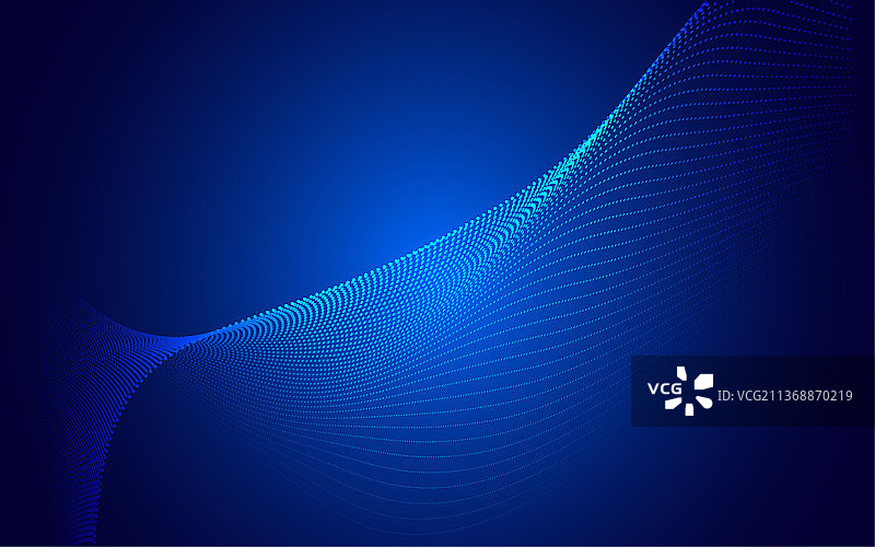 科技粒子年会背景蓝色抽象几何线条海报素材图片素材