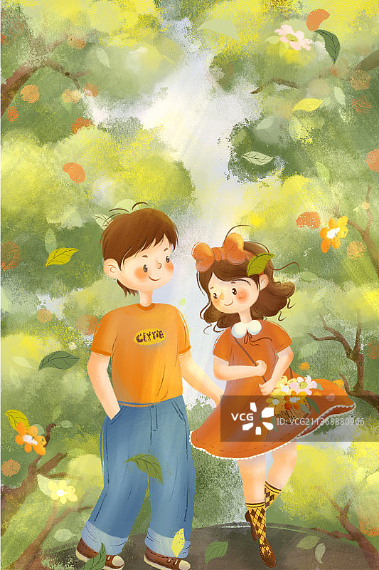 微笑，荡漾在你的酒窝，温暖在我的心窝。图片素材