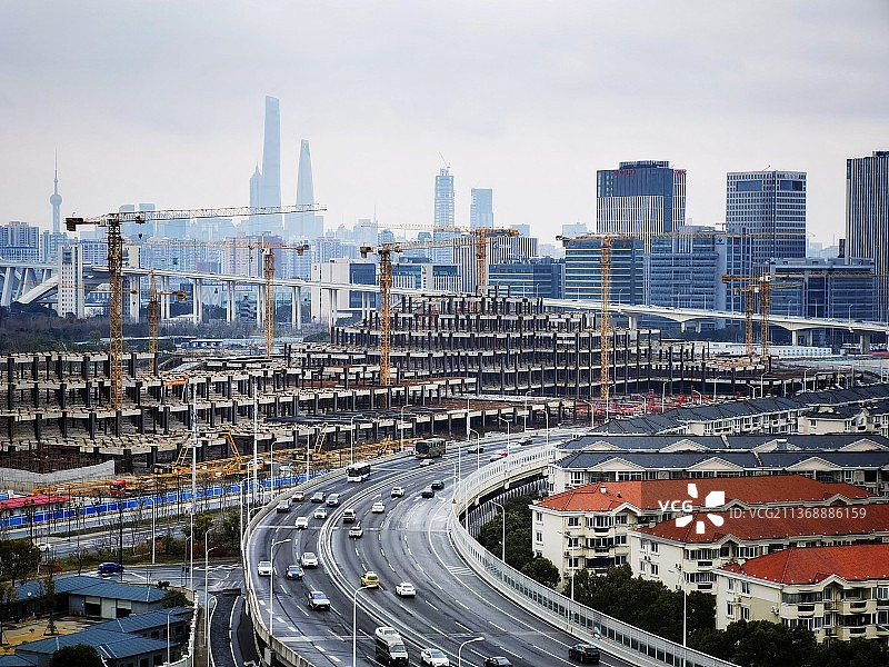 申城一角图片素材