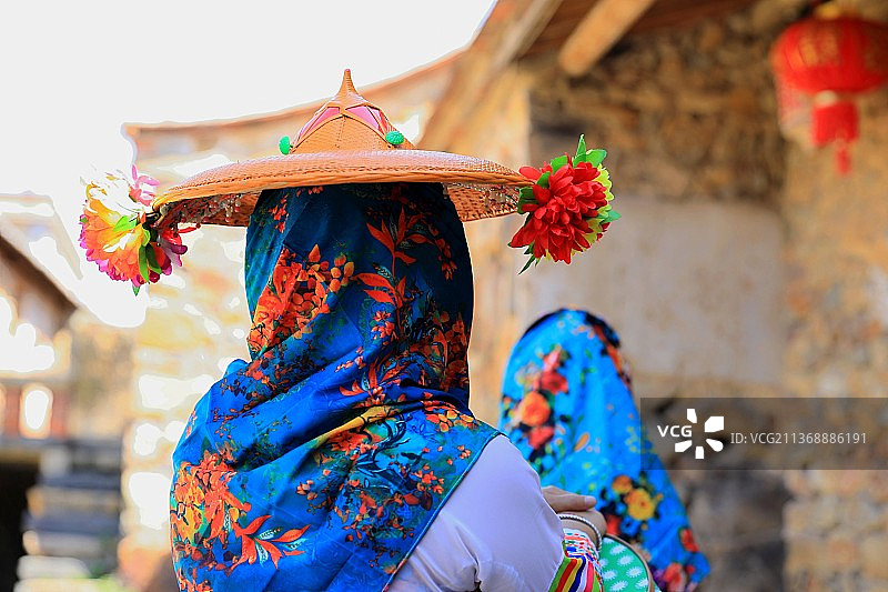 惠安女头饰图片素材