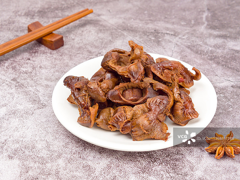 五香鸭胗酱卤食品图片素材