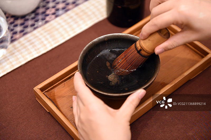 宋代点茶图片素材