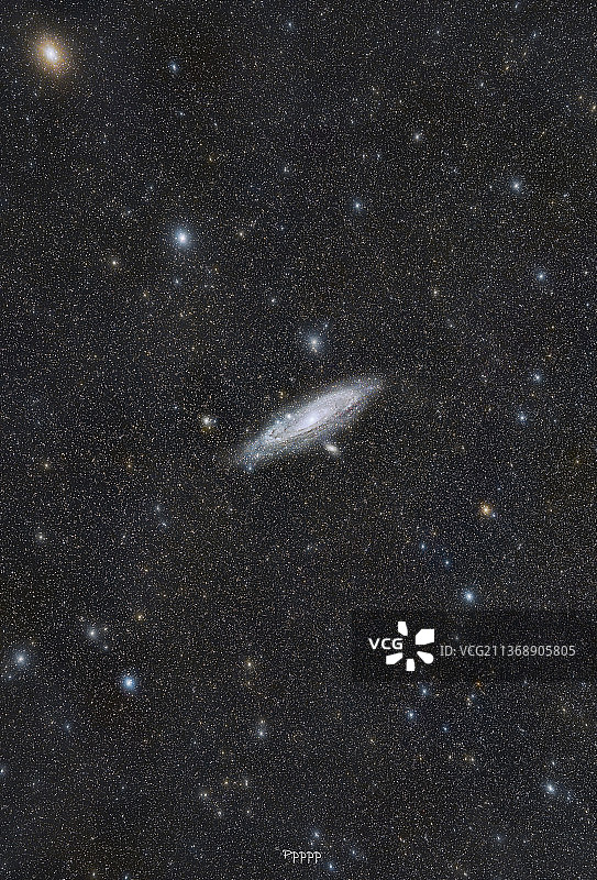 m31仙女座星系广域图片素材